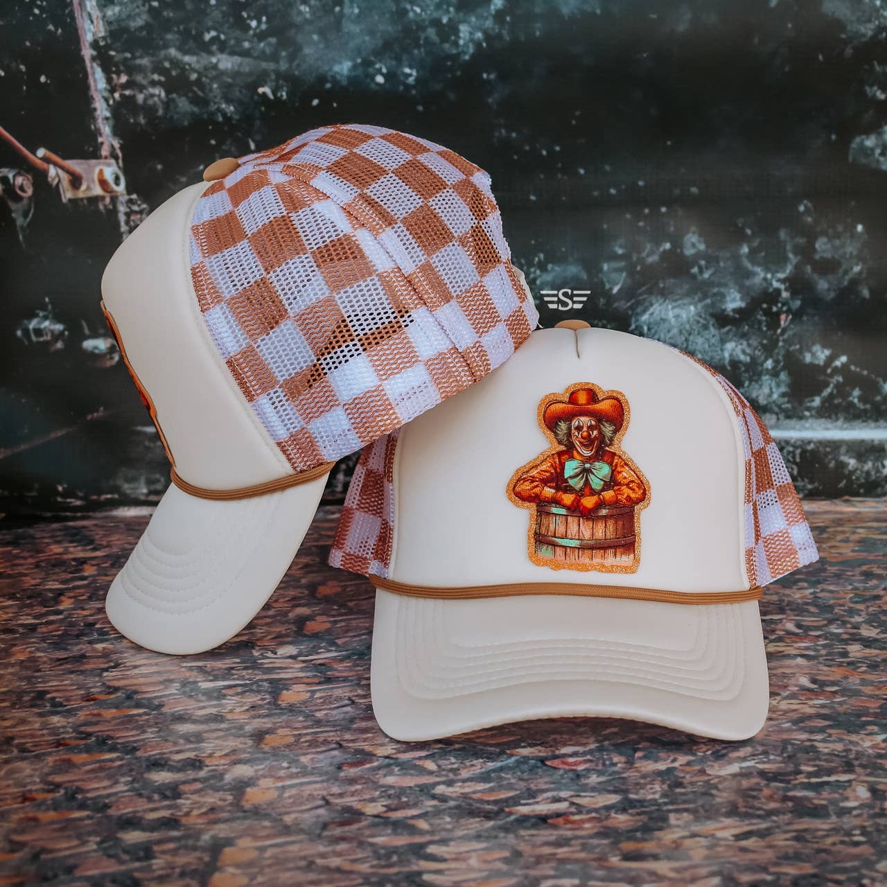 Retro Rodeo Clown Trucker