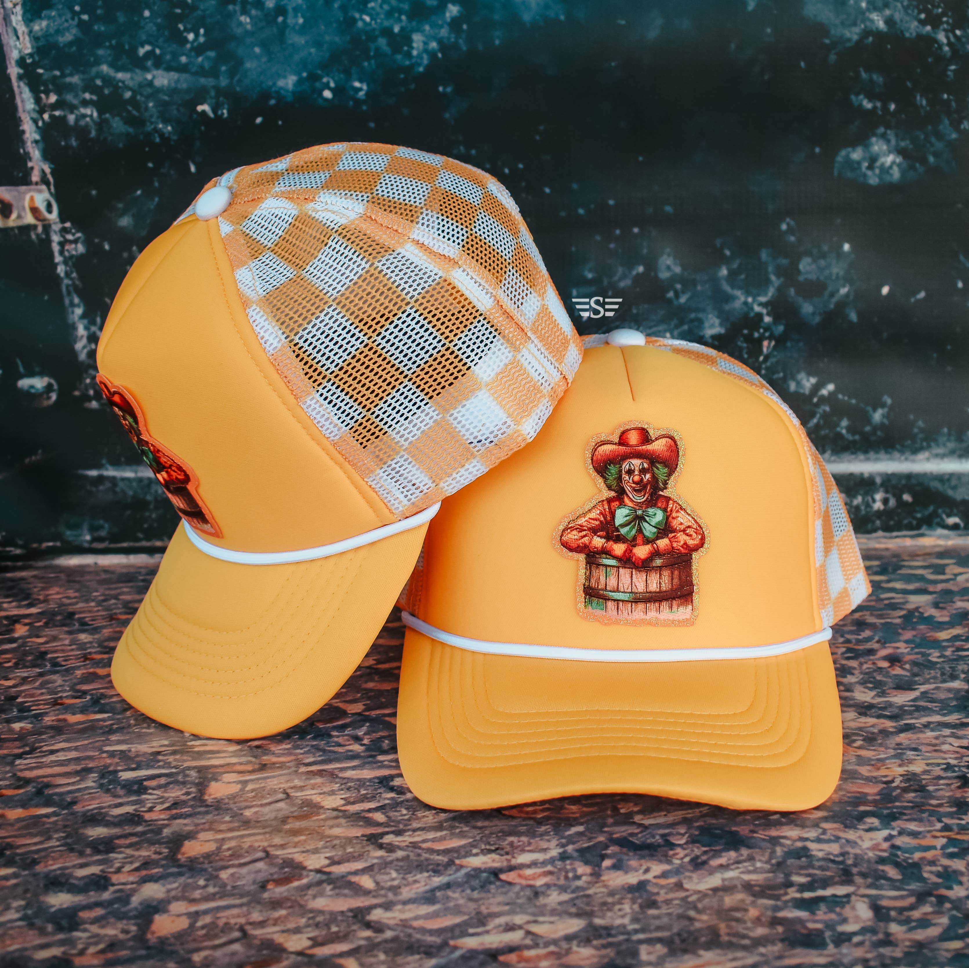 Retro Rodeo Clown Trucker