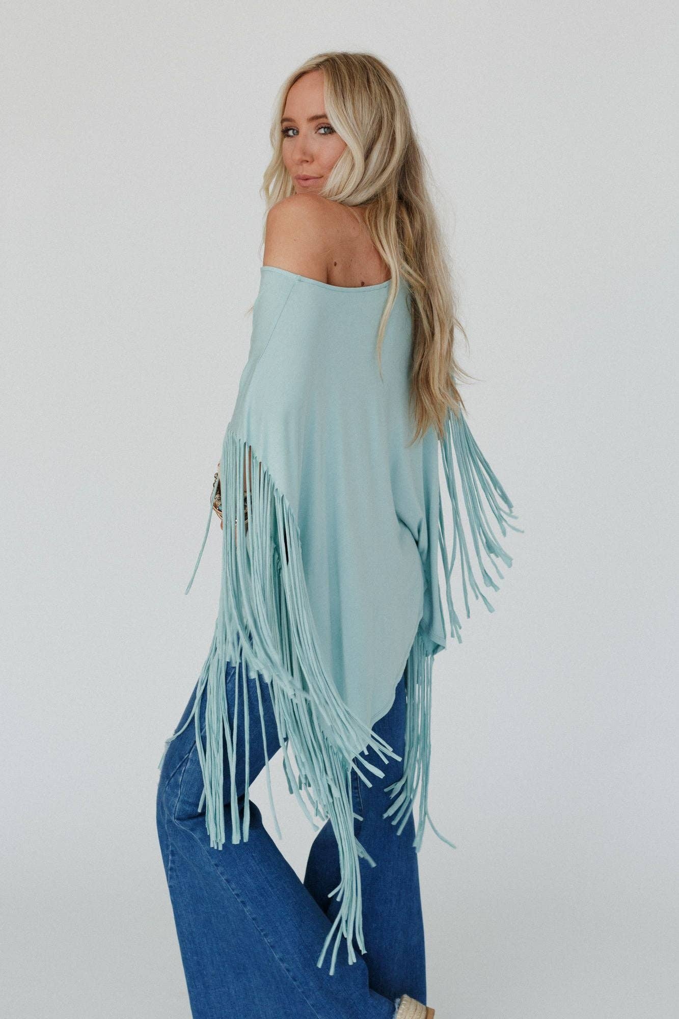 Cowgirl Canyon Fringe Top