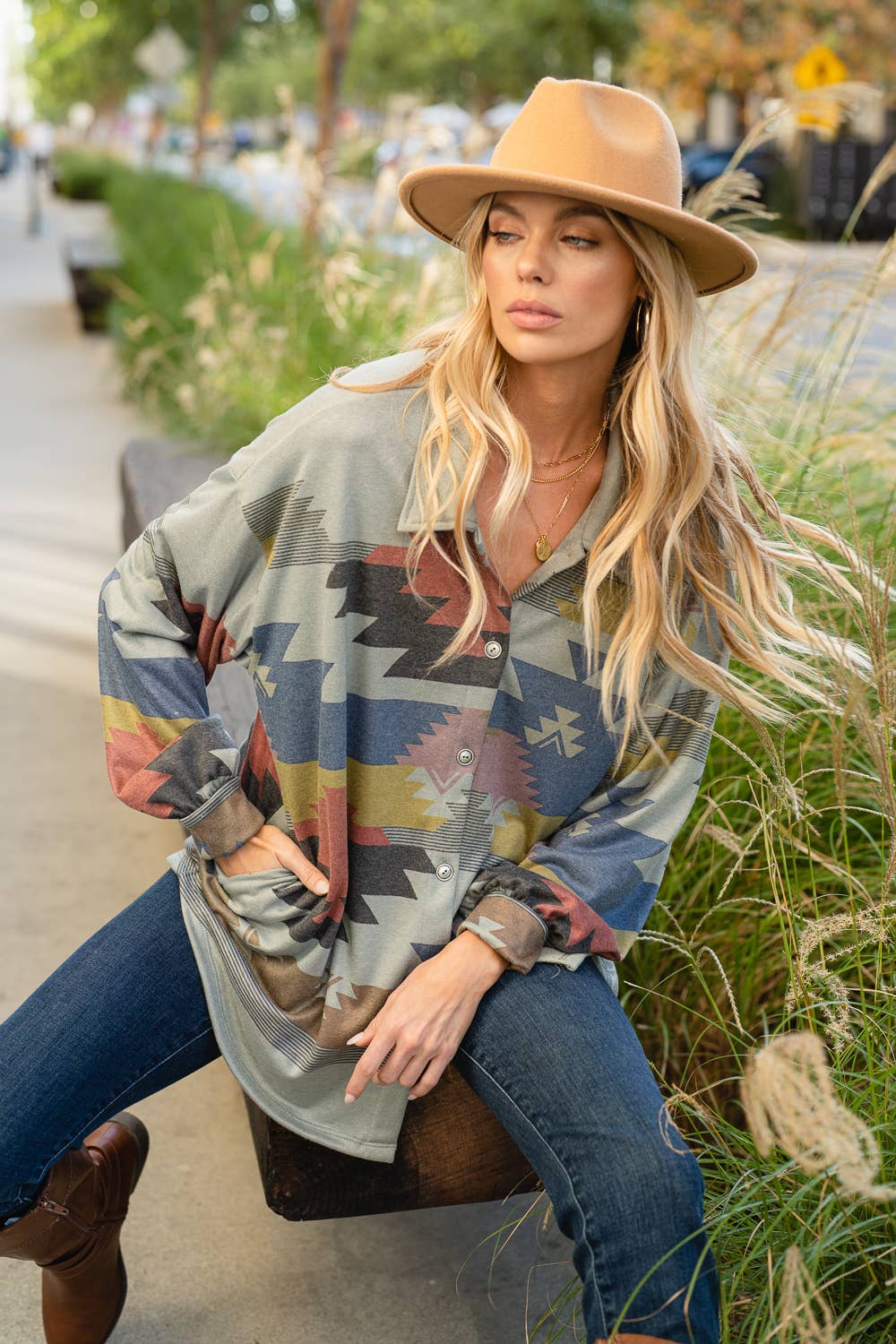 Mesa Sunset Oversized Shirt
