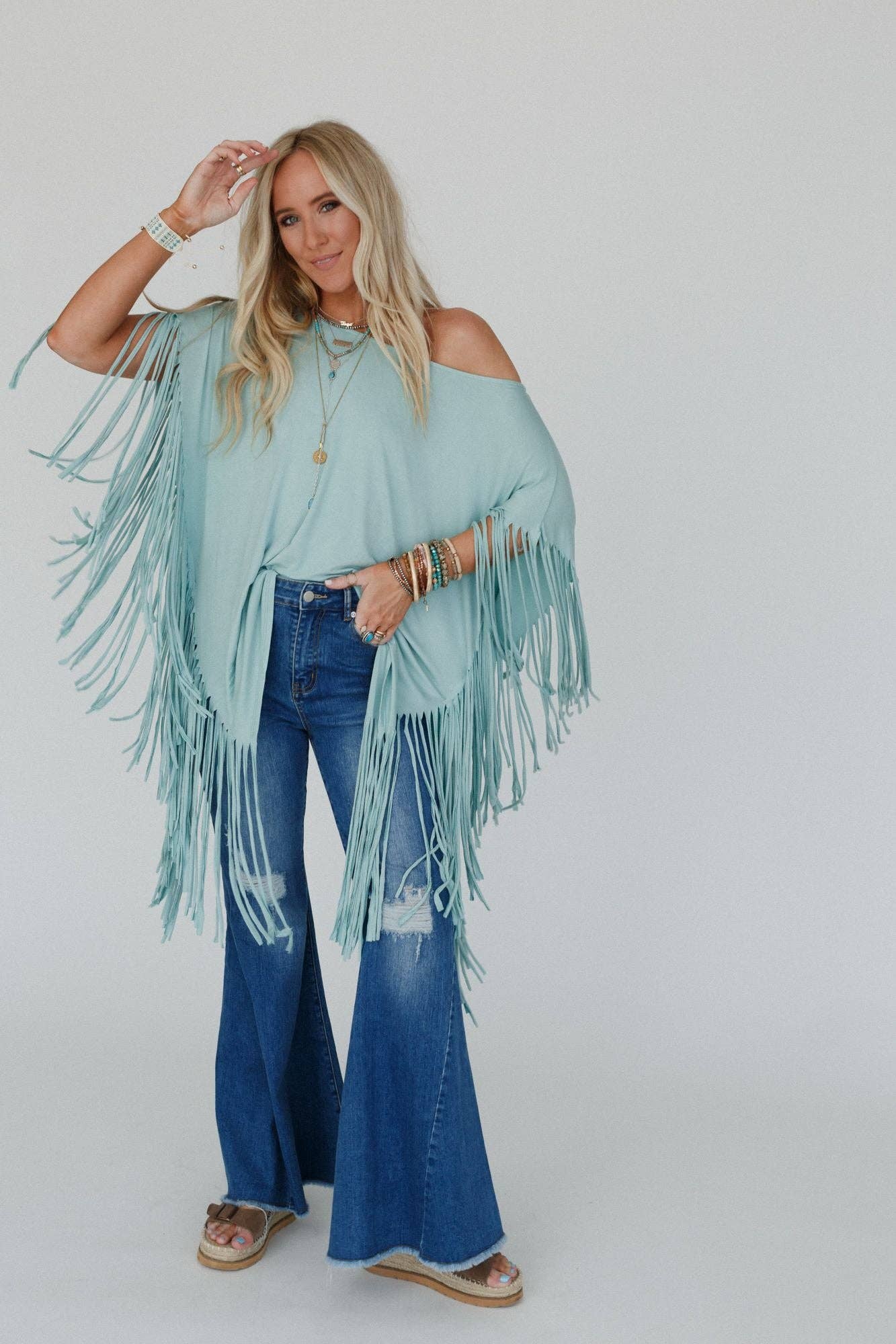 Cowgirl Canyon Fringe Top