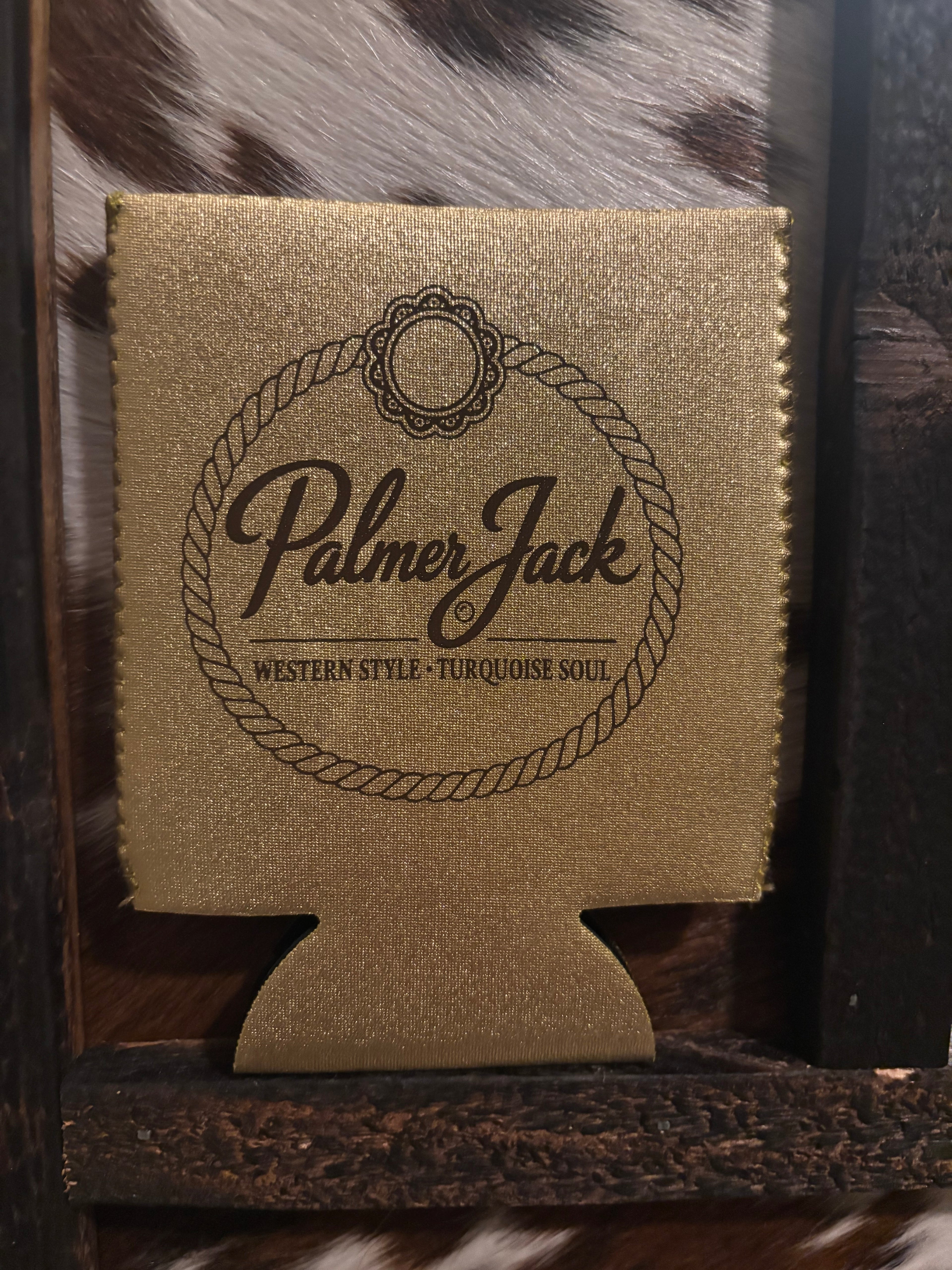Gold Buckle Koozie