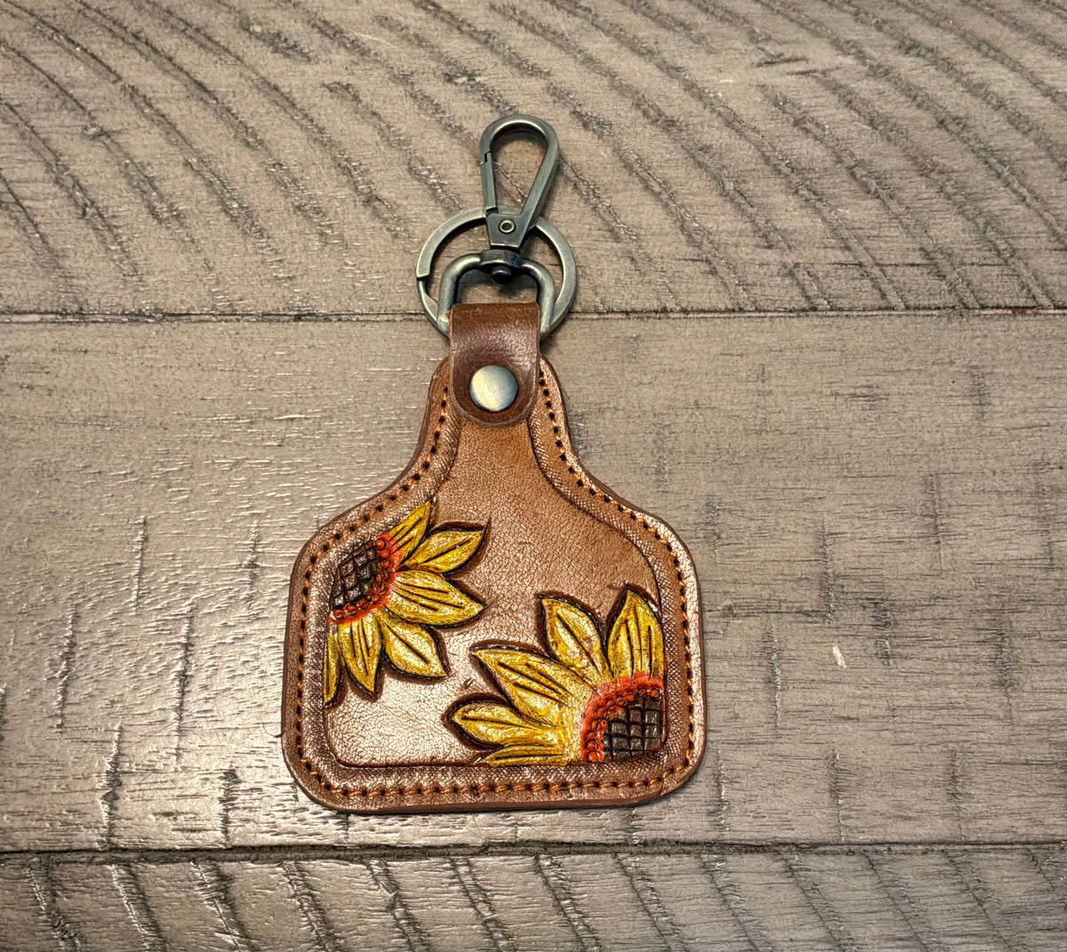 Cowgirl in Bloom Keychain