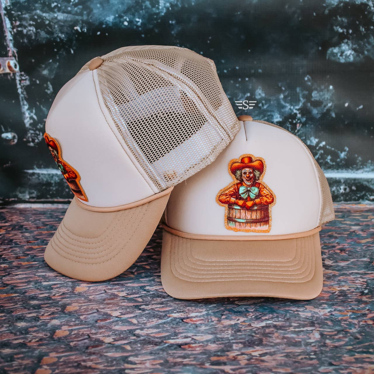 Retro Rodeo Clown Trucker