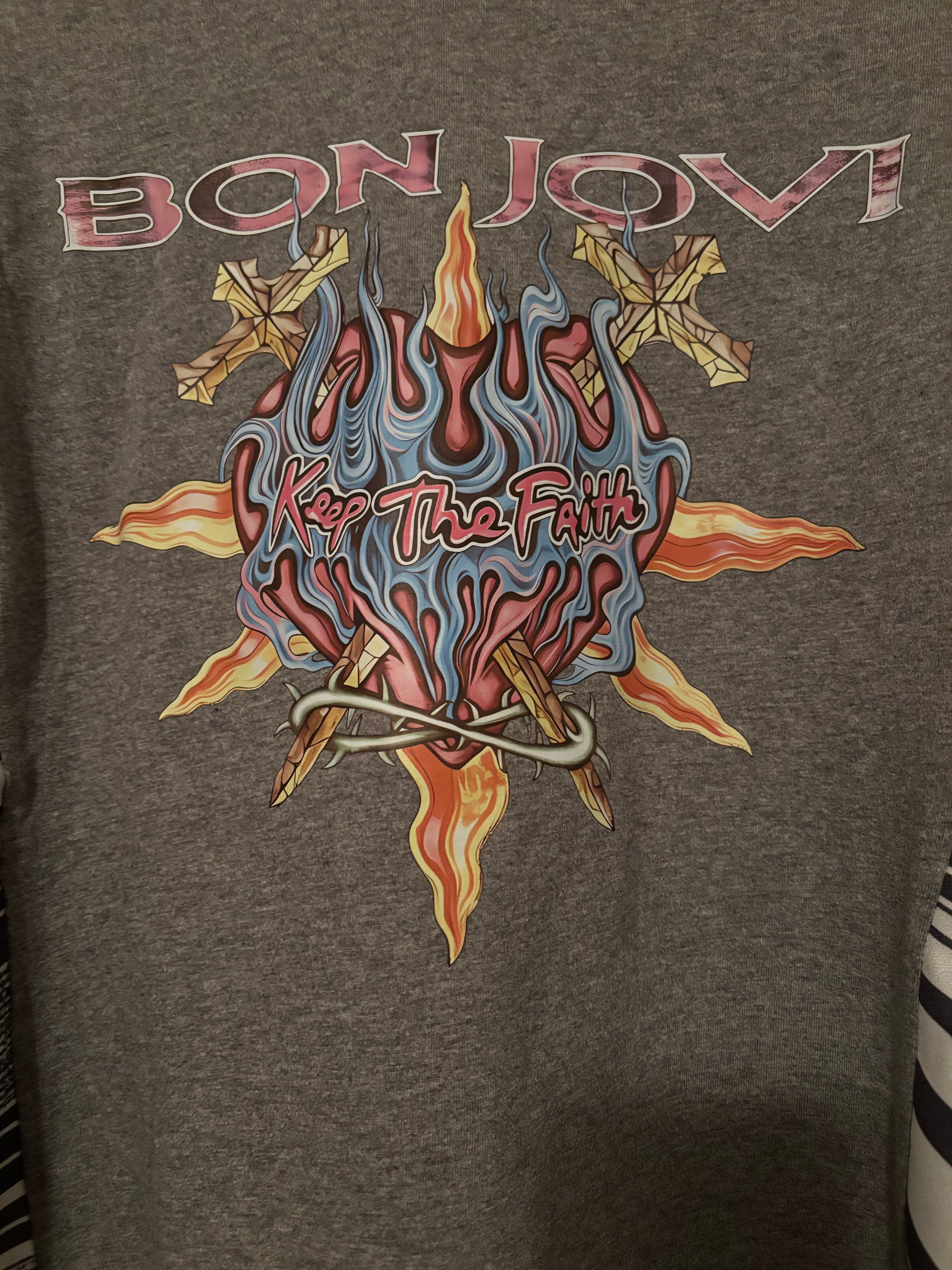 Bon Jovi Batwing Top