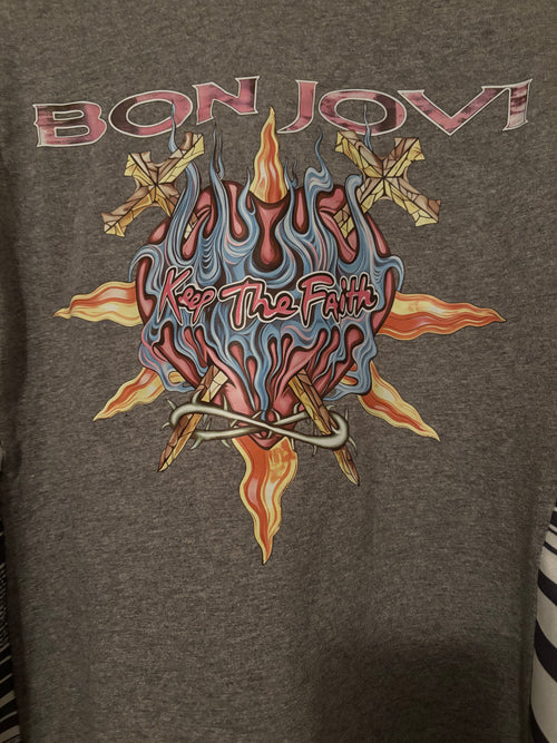 Bon Jovi Batwing Top