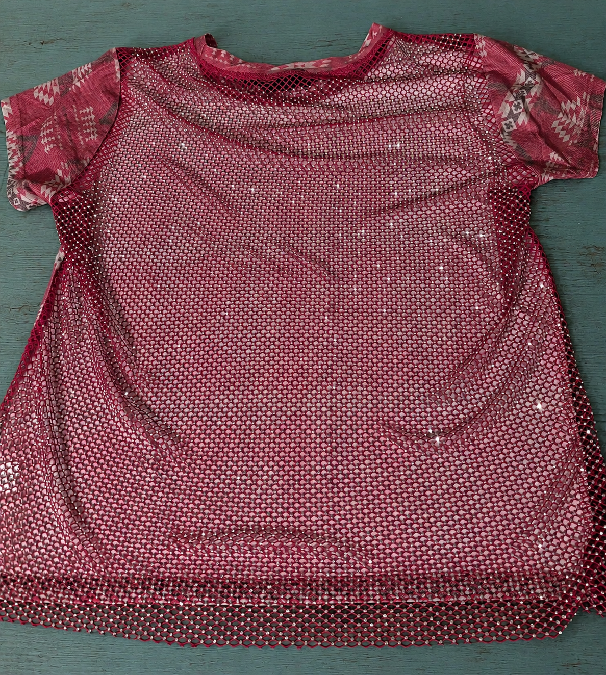 Desert Dusk Mesh Top