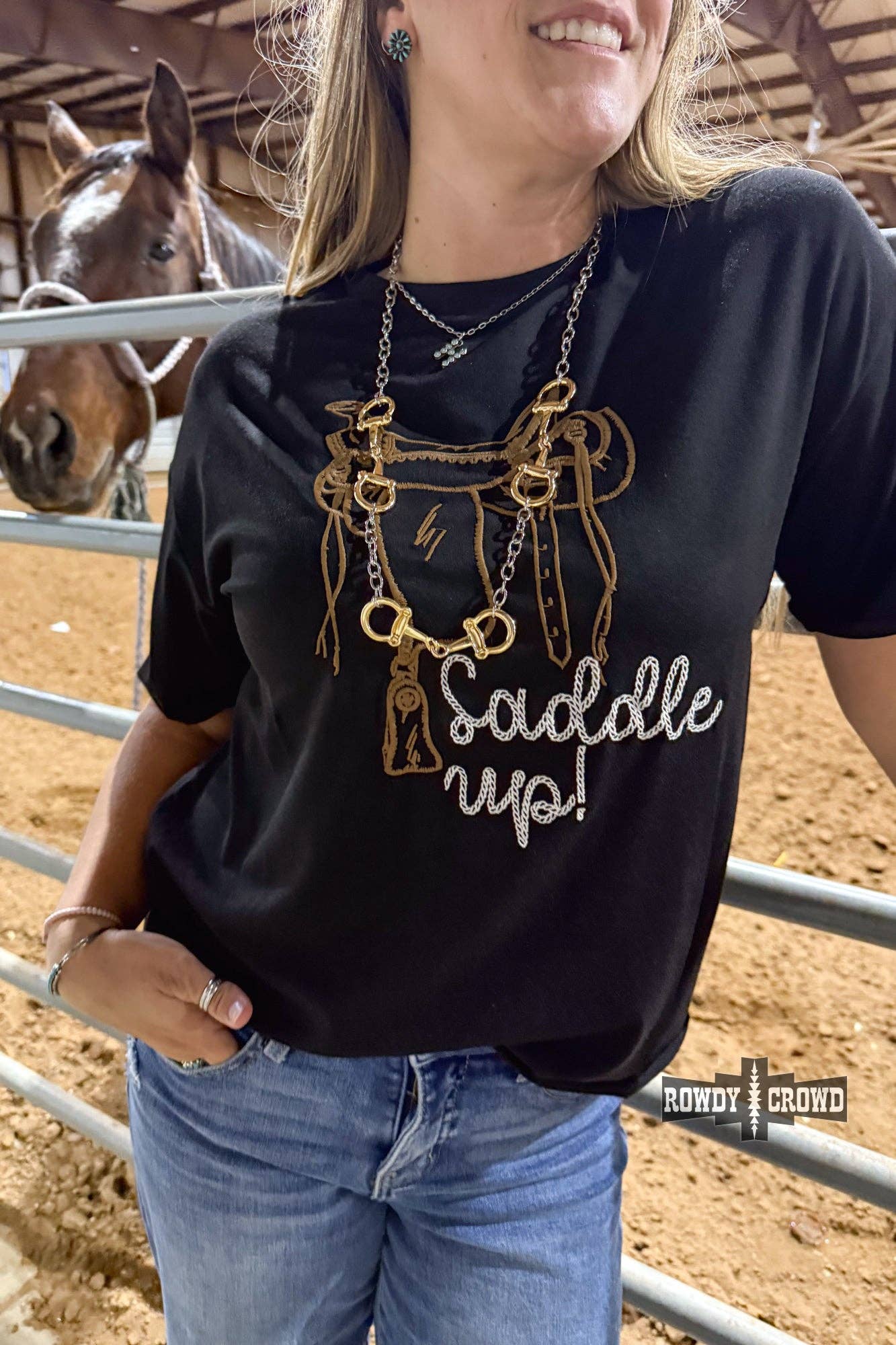 Snaffle Bit Chain Necklace