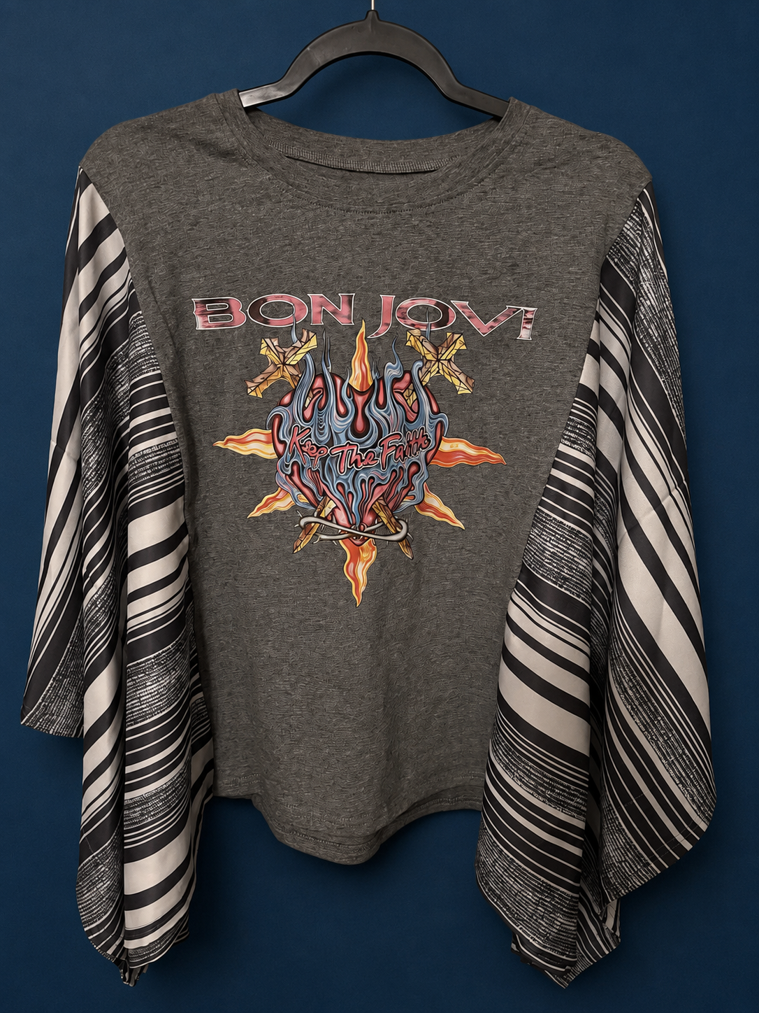 Bon Jovi Batwing Top