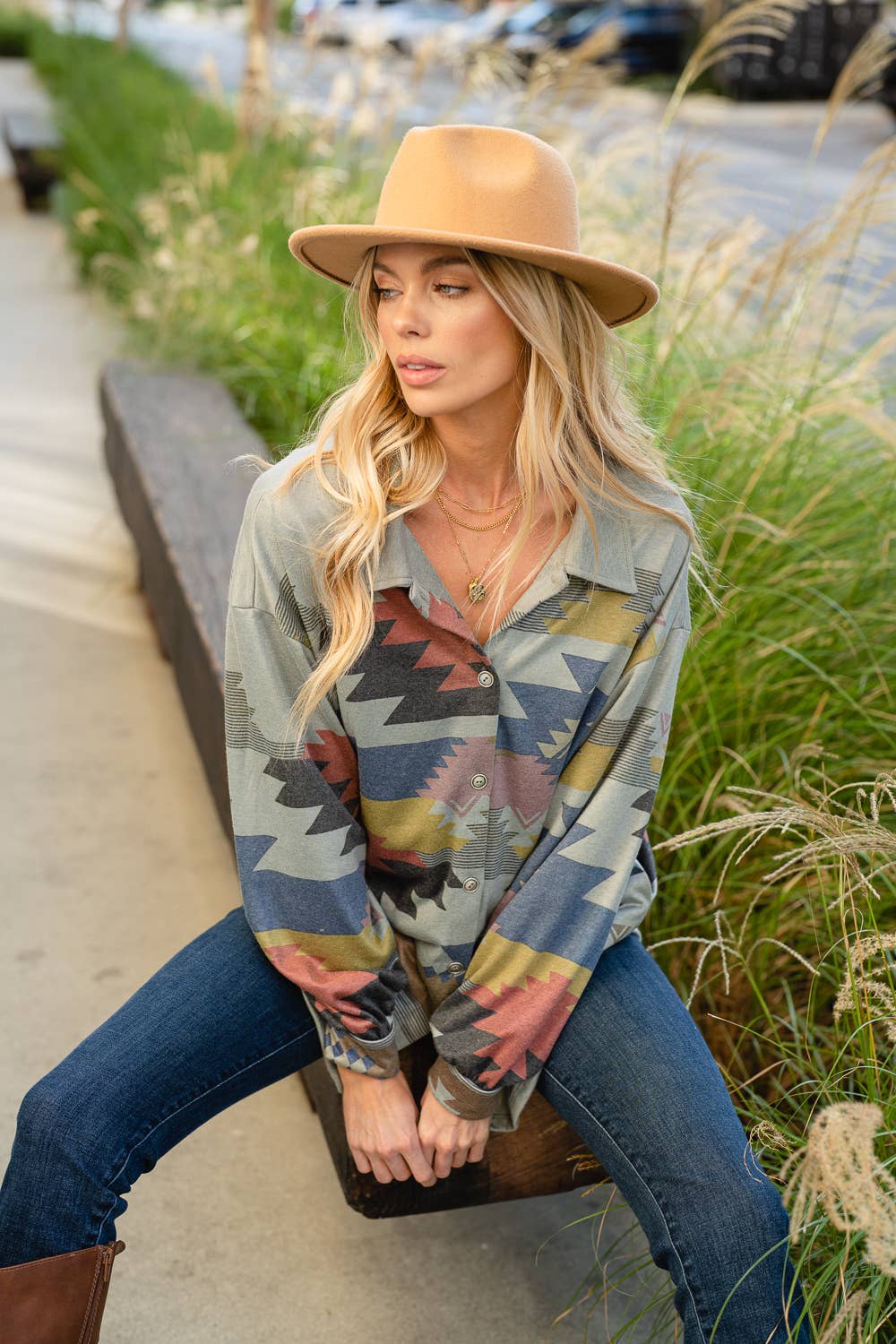 Mesa Sunset Oversized Shirt