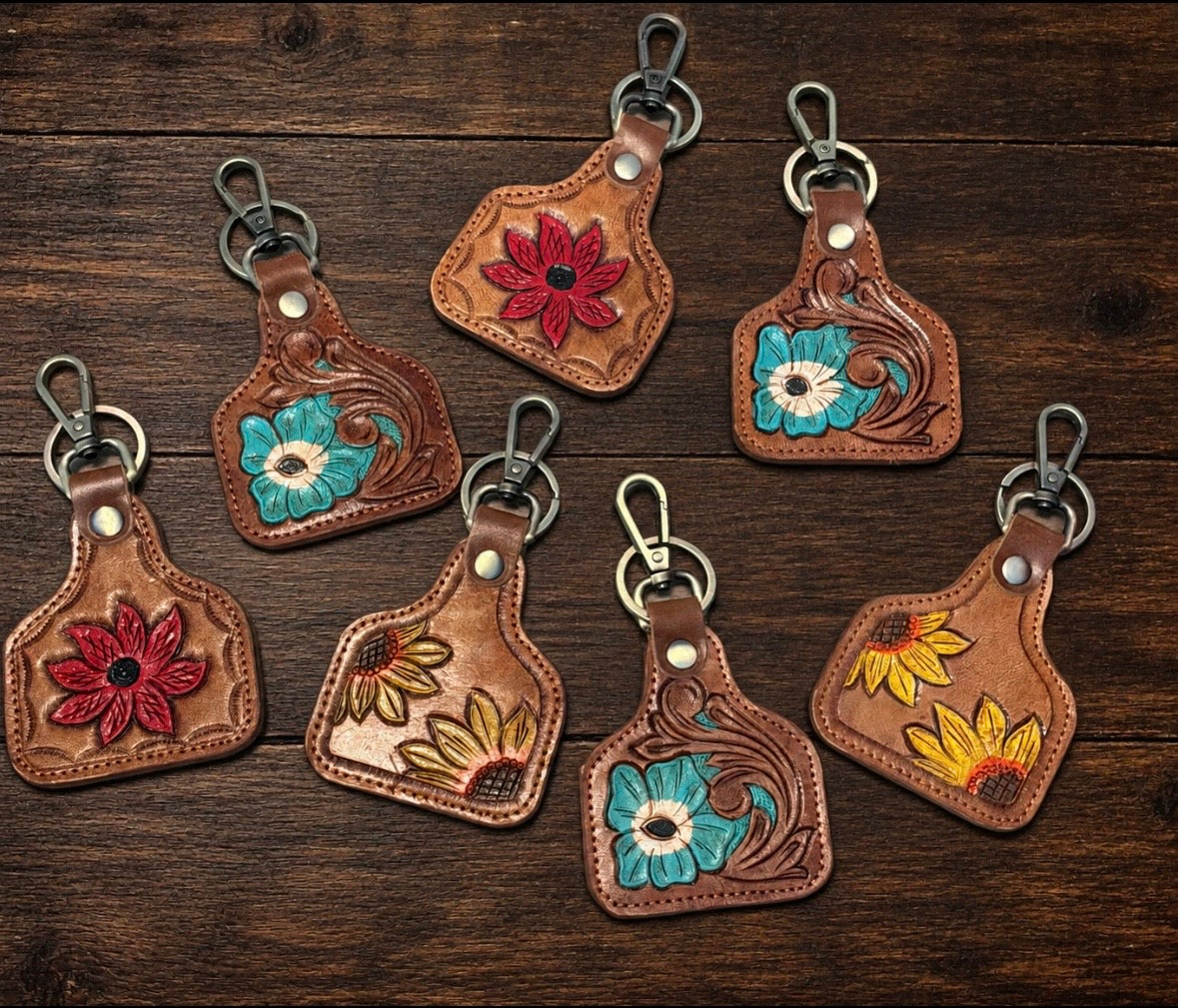 Cowgirl in Bloom Keychain