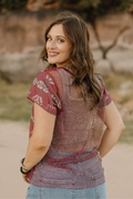 Desert Dusk Mesh Top