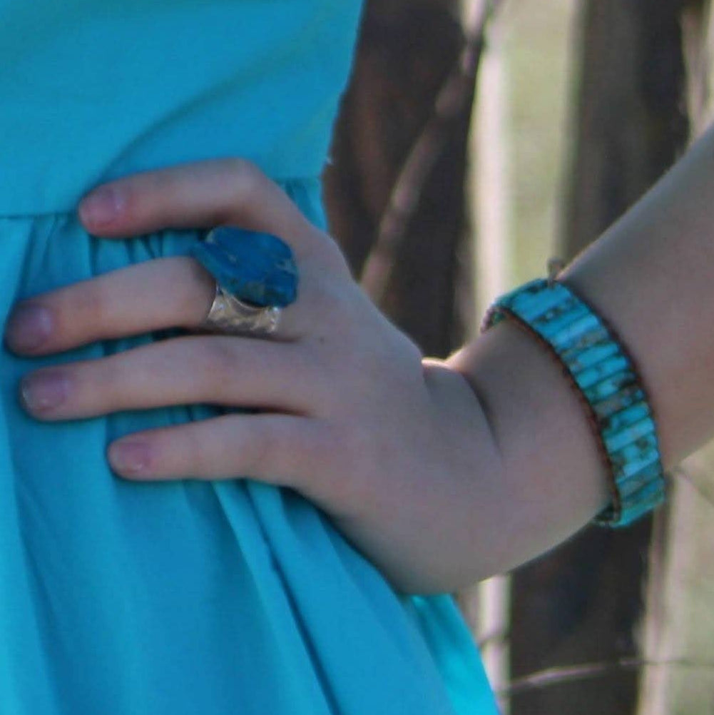 Turquoise Ridge Bracelet