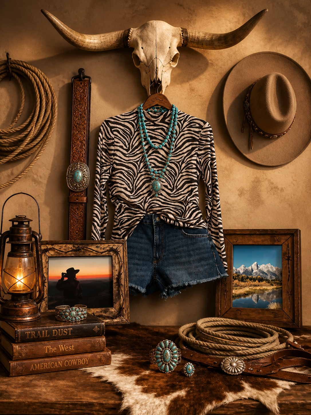 Wild Side Mesh Top