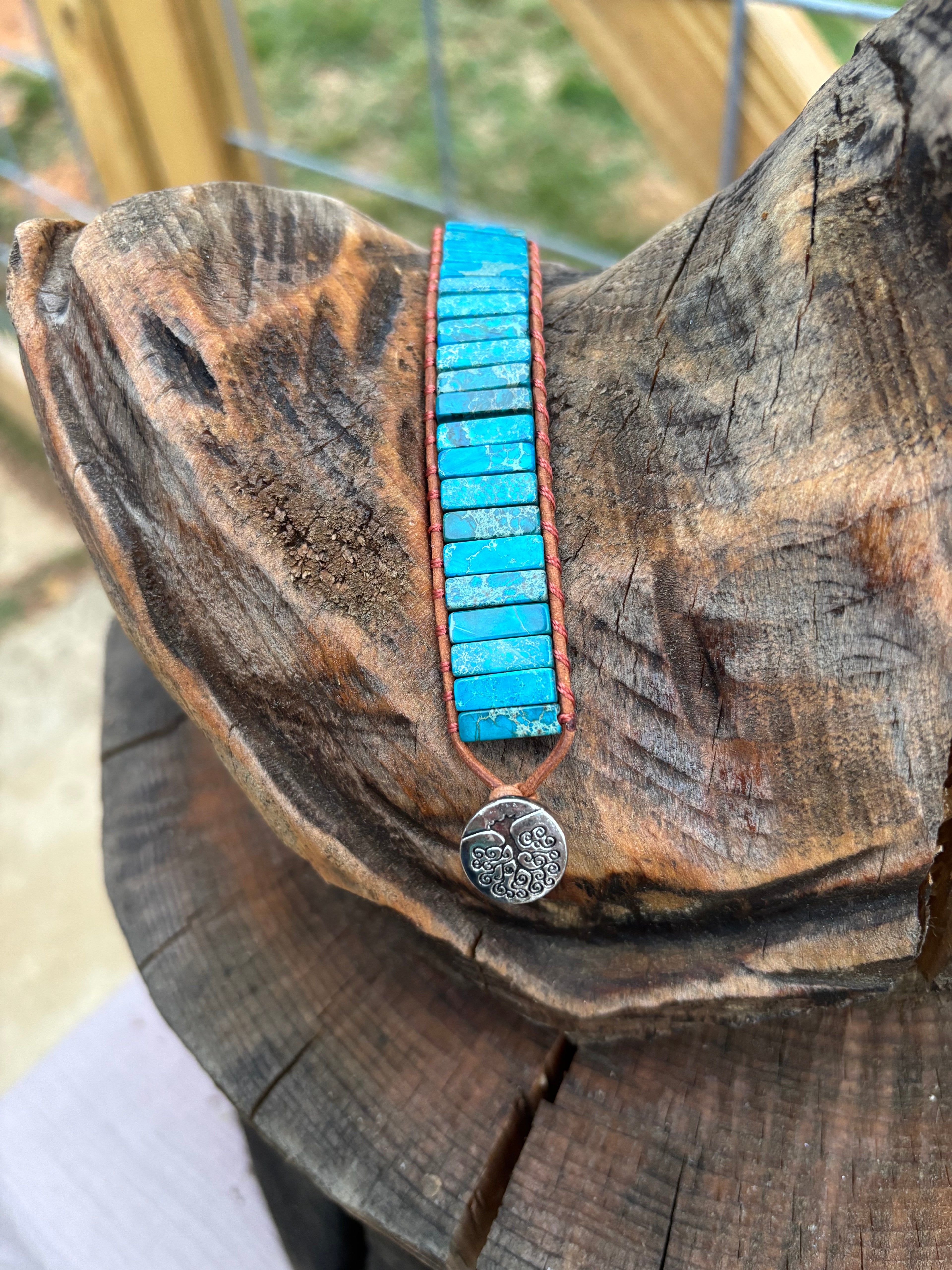 Turquoise Ridge Bracelet