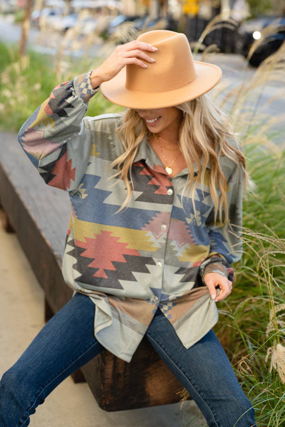 Mesa Sunset Oversized Shirt
