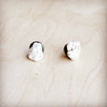 Saddle Stone Studs