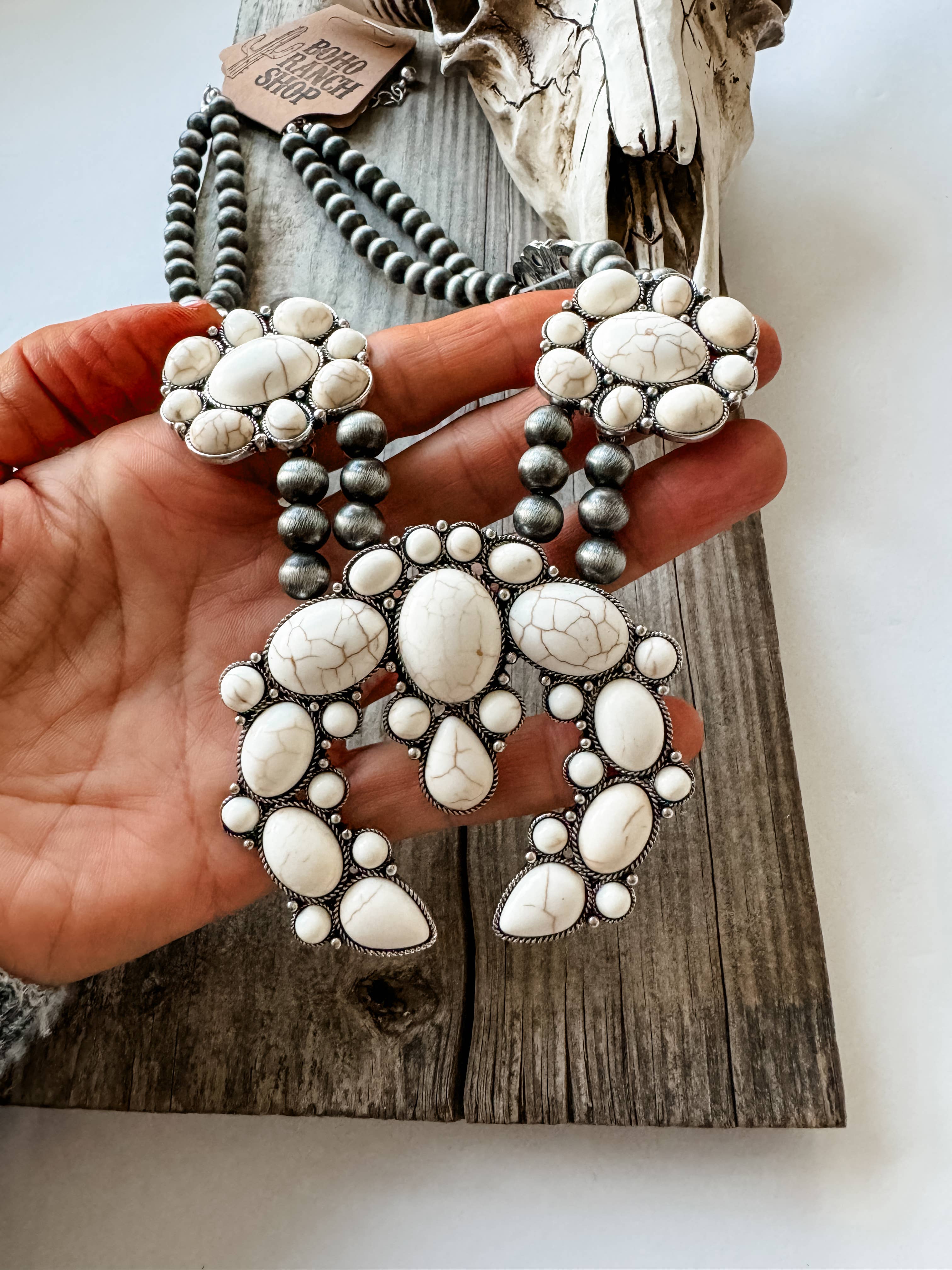 Desert Ivory Squash Bottom Necklace