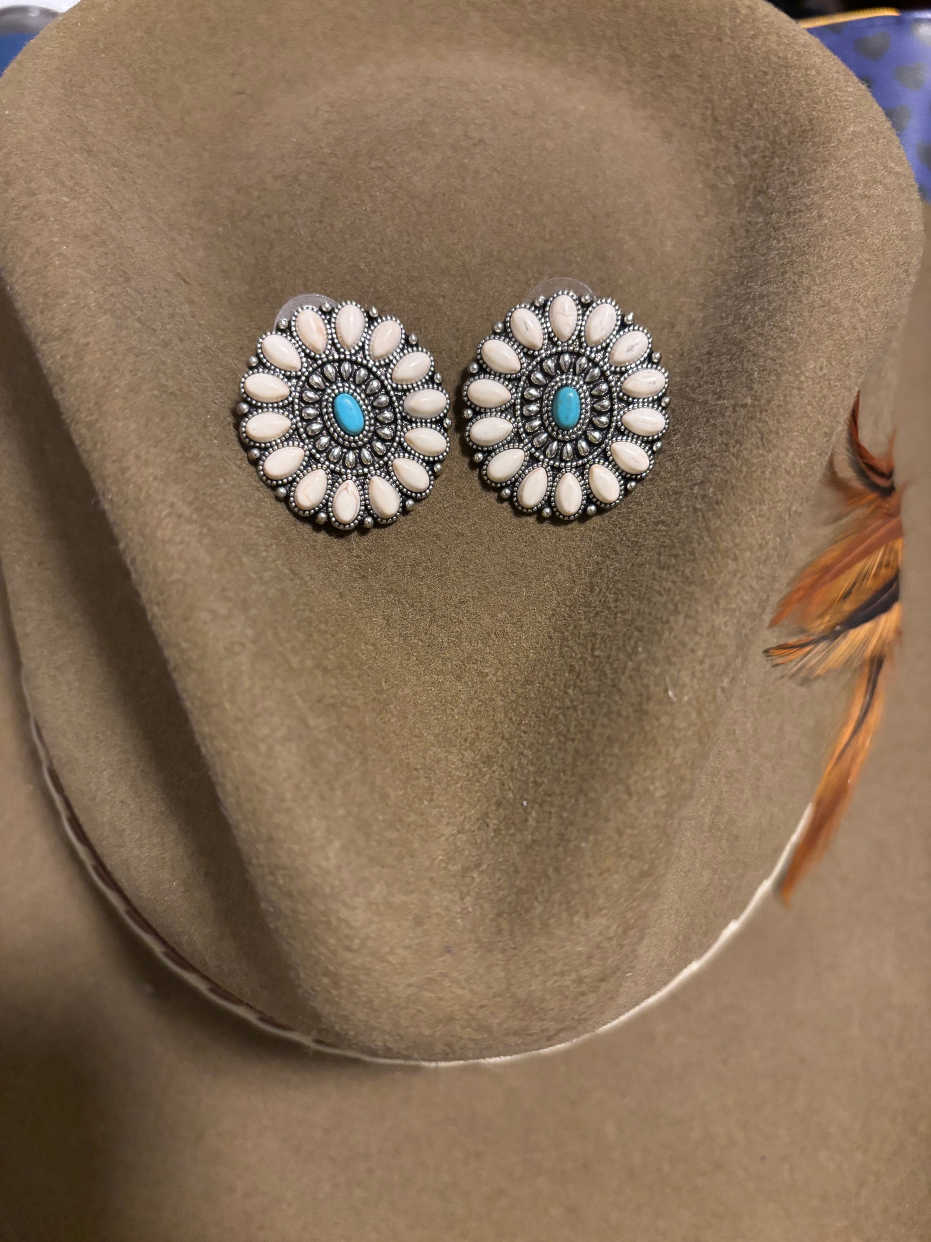 Desert Bloom Concho Earrings