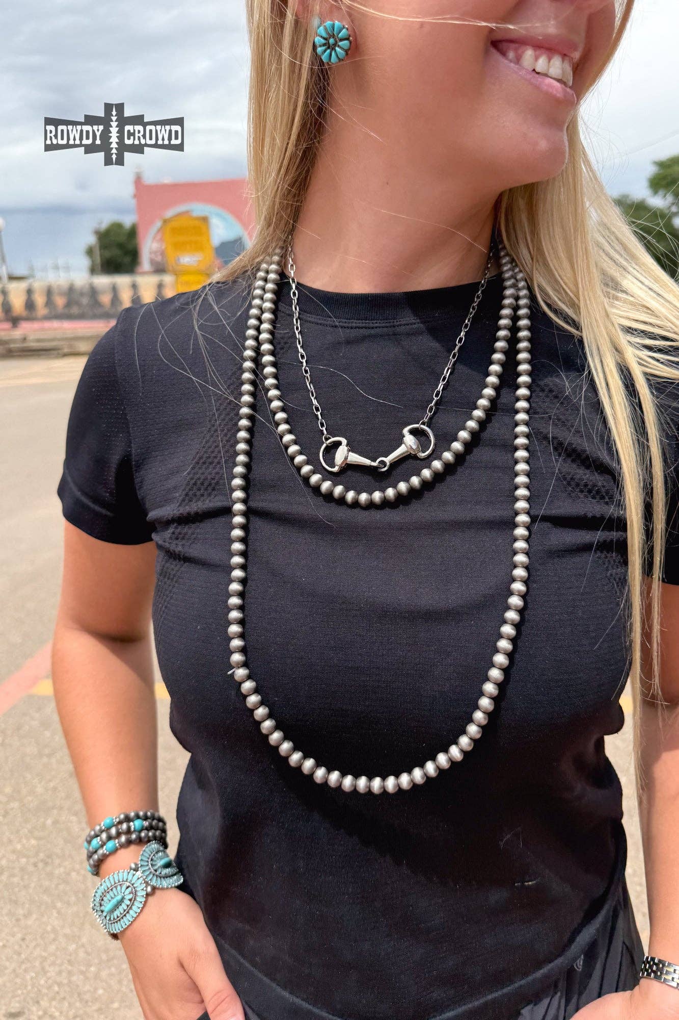 Buckaroo Navajo Pearl Style Necklace
