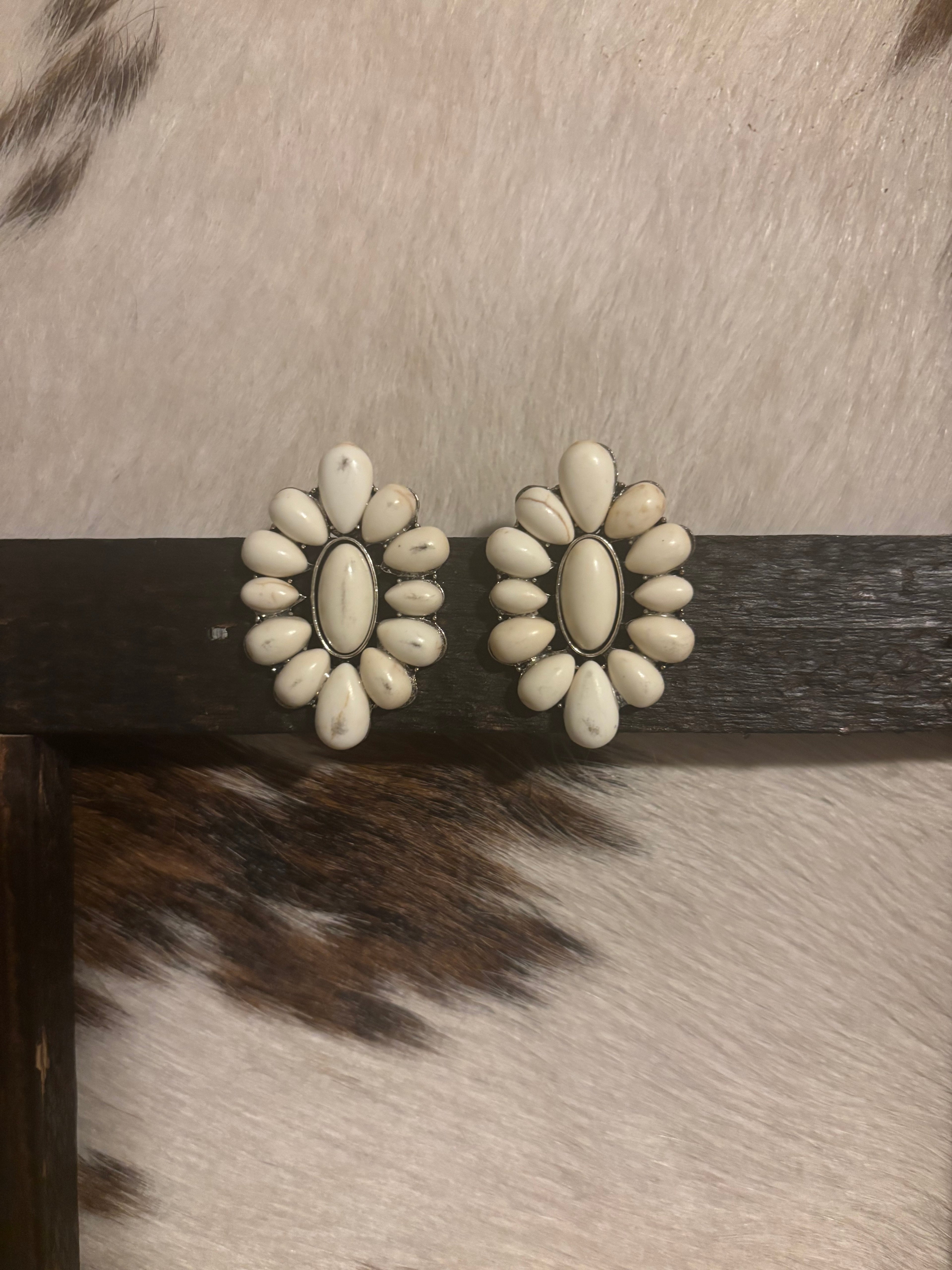 White Willow Earrings
