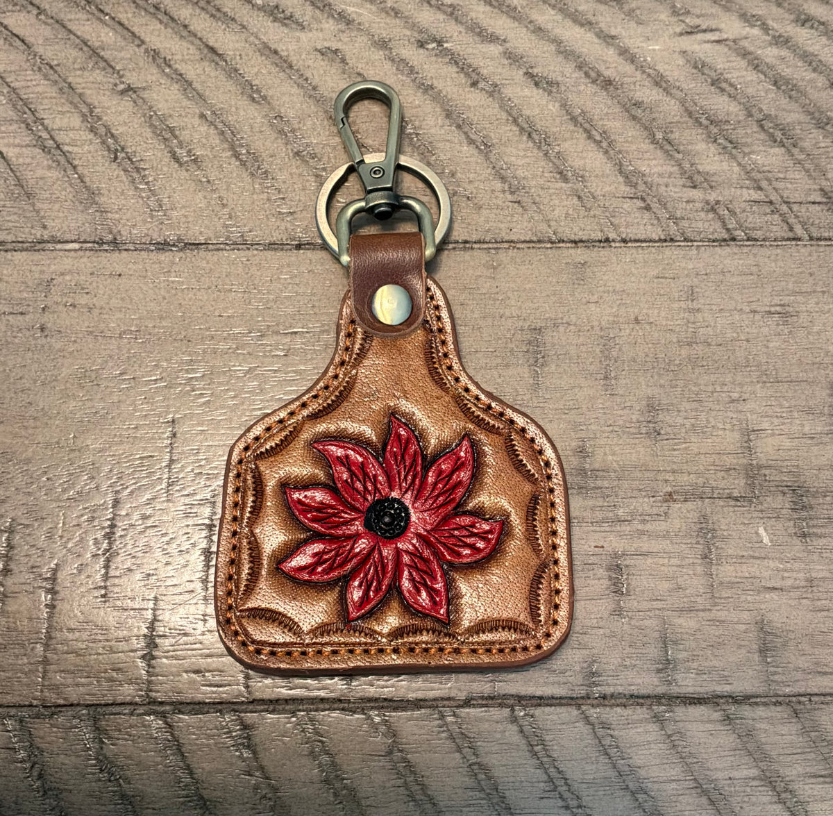 Cowgirl in Bloom Keychain