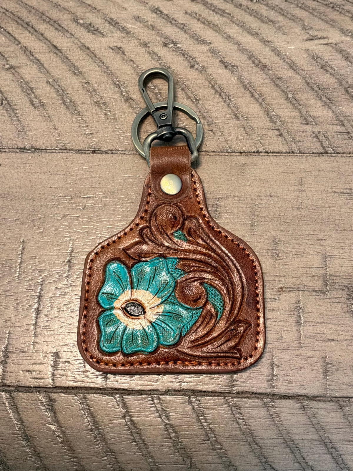 Cowgirl in Bloom Keychain