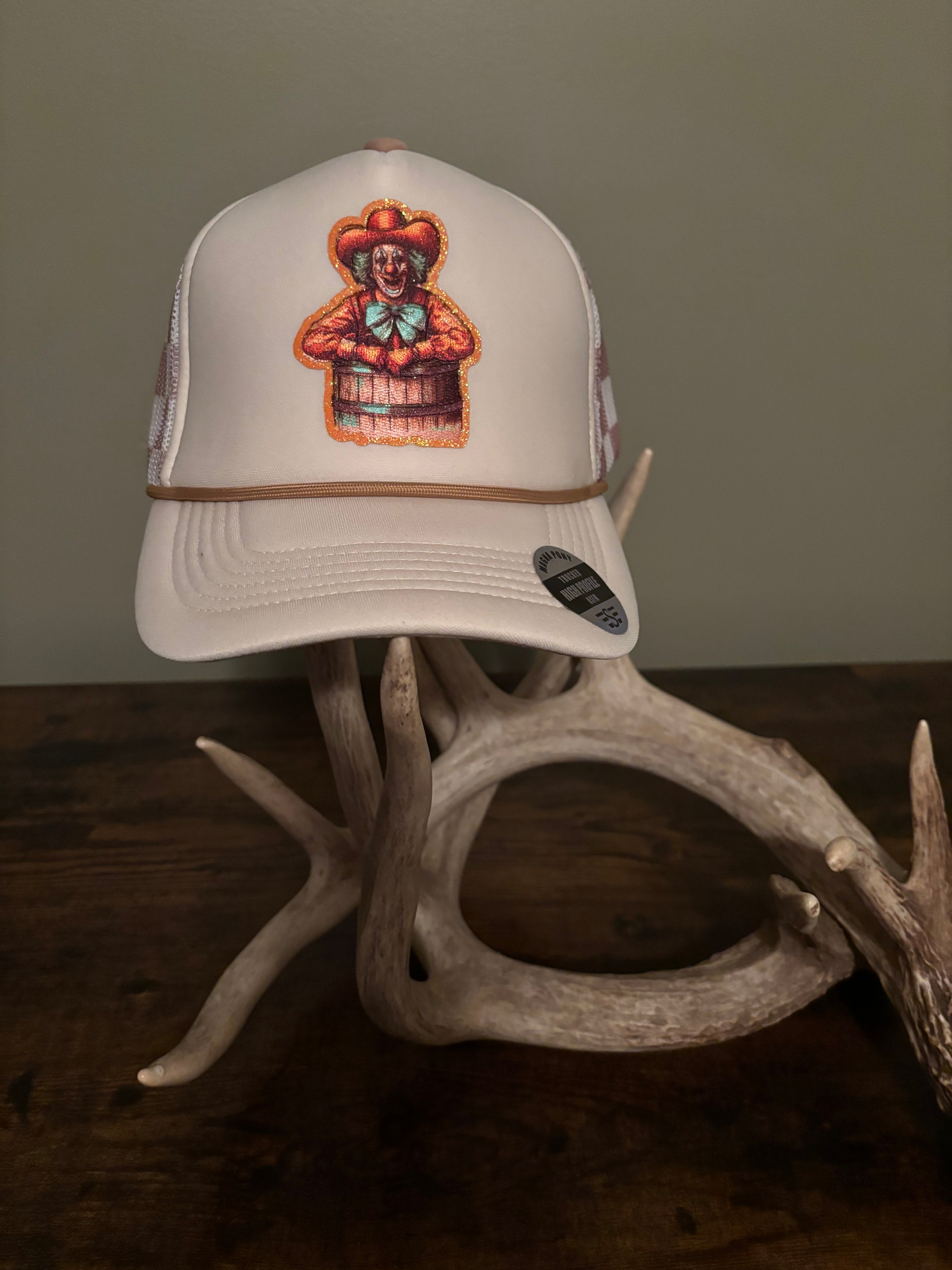 Retro Rodeo Clown Trucker
