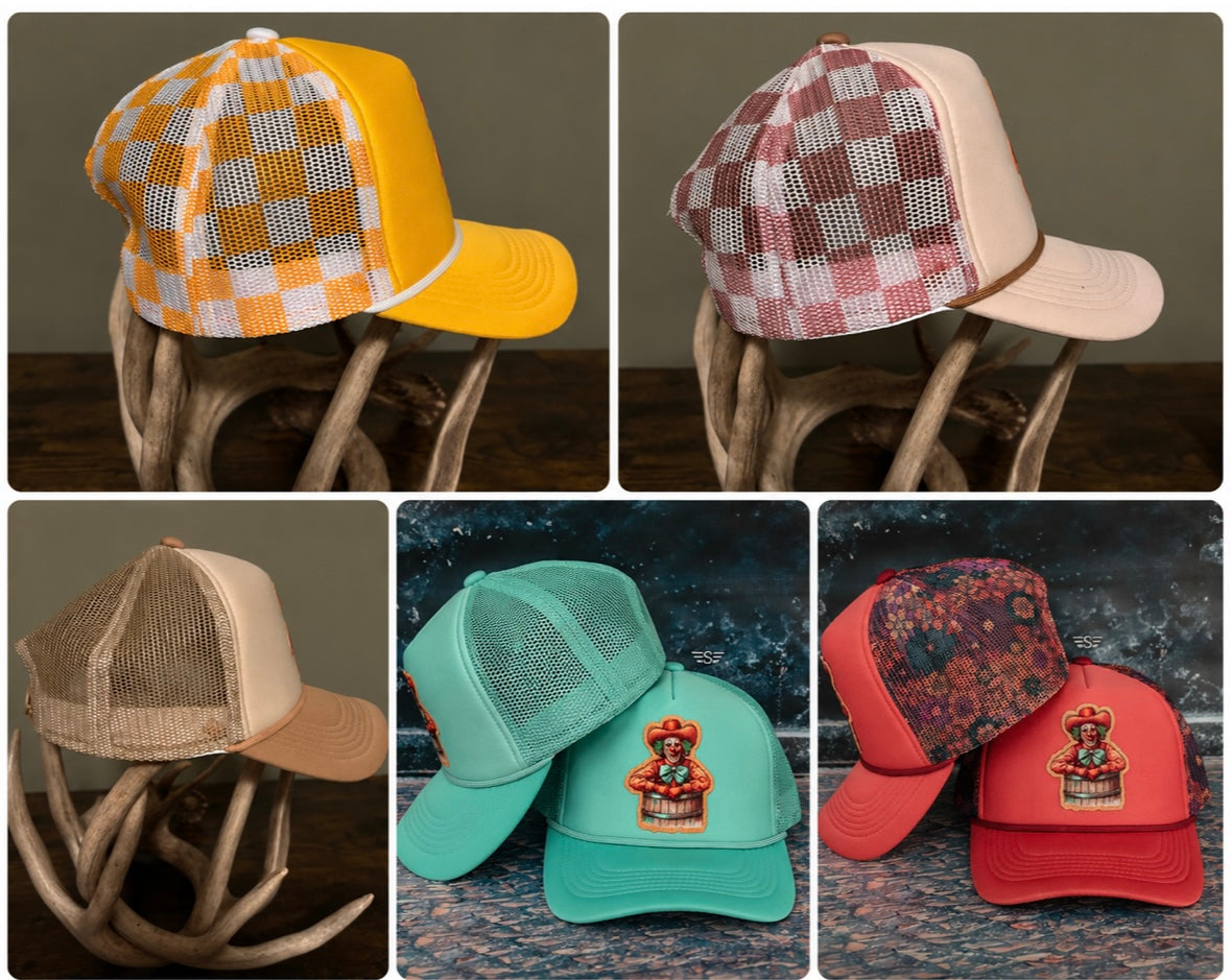 Retro Rodeo Clown Trucker
