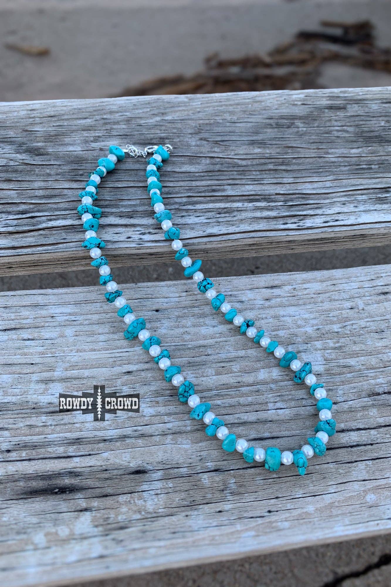 Turquoise Chip Necklace