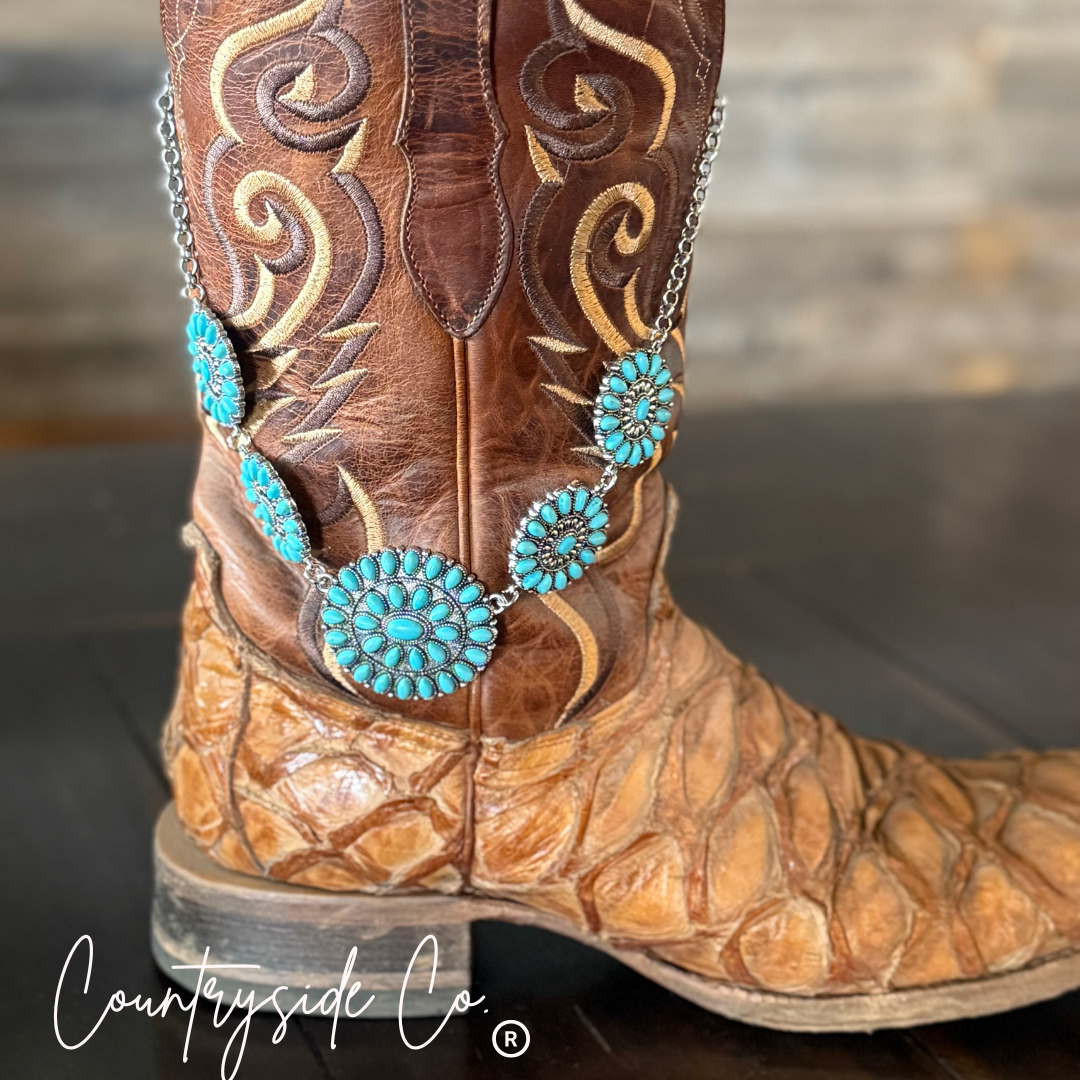 Turquoise Rodeo Bloom Necklace