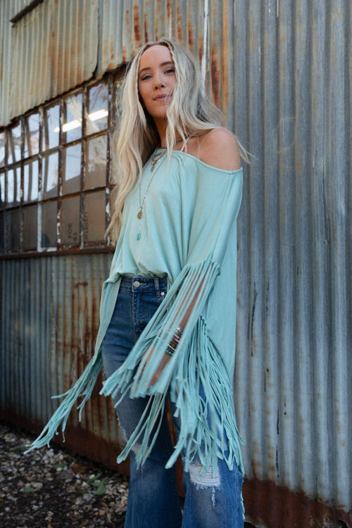 Cowgirl Canyon Fringe Top