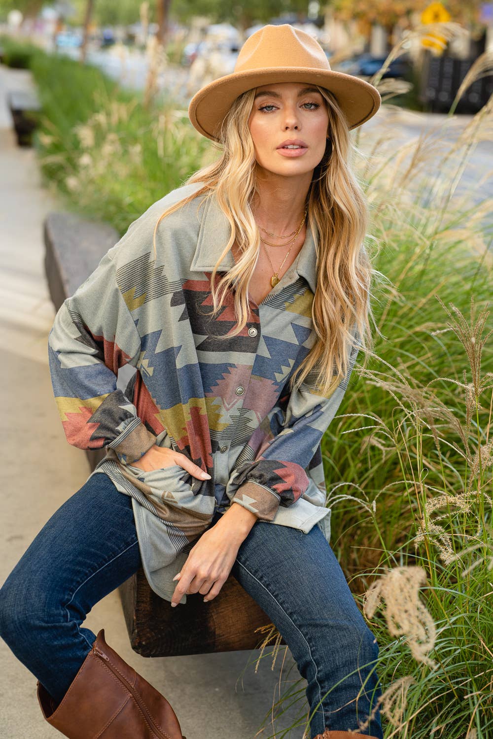 Mesa Sunset Oversized Shirt