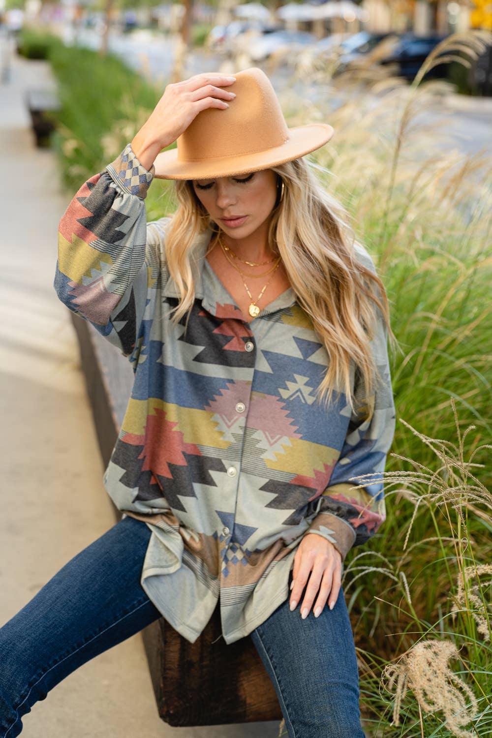 Mesa Sunset Oversized Shirt