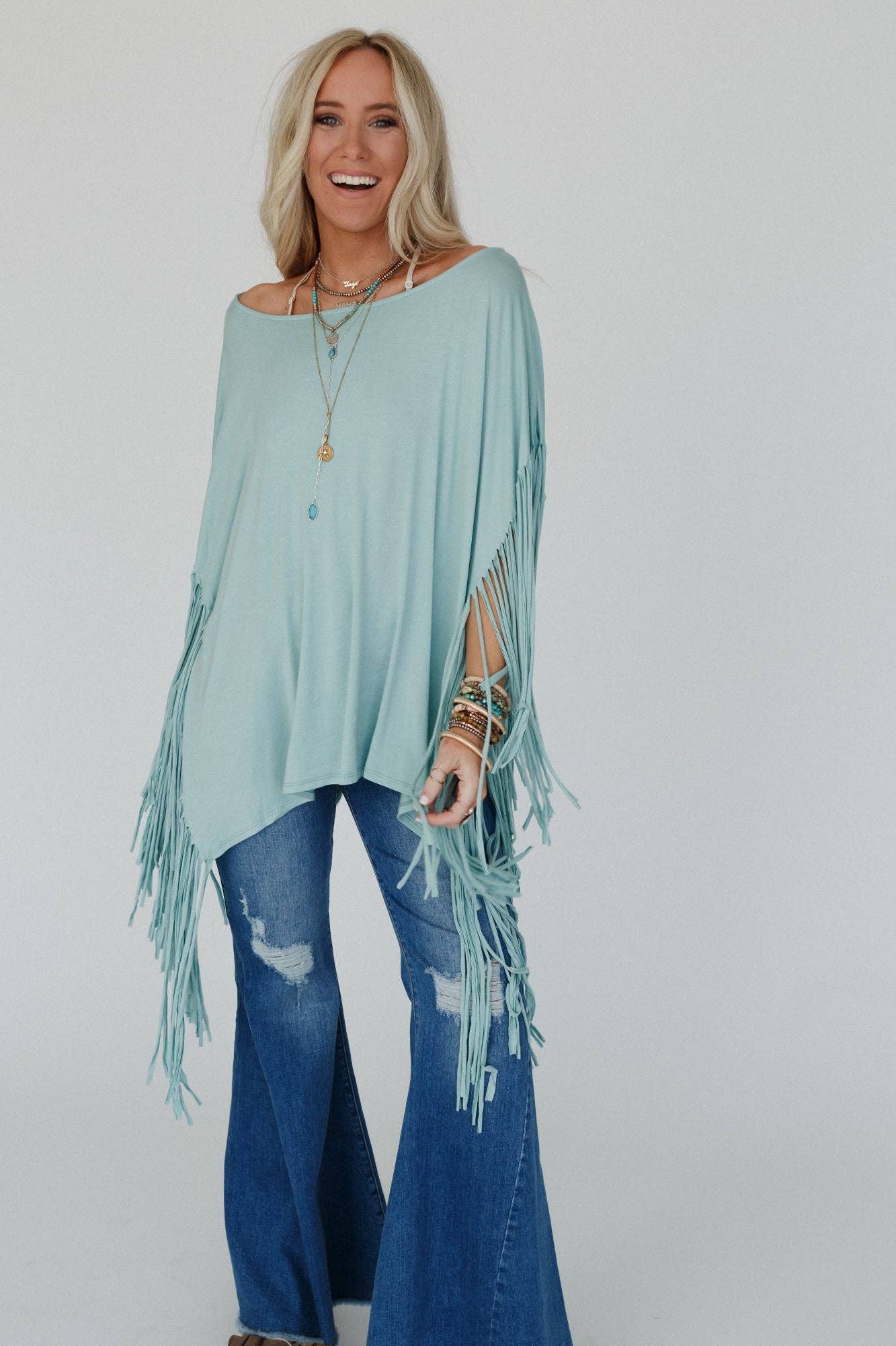 Cowgirl Canyon Fringe Top